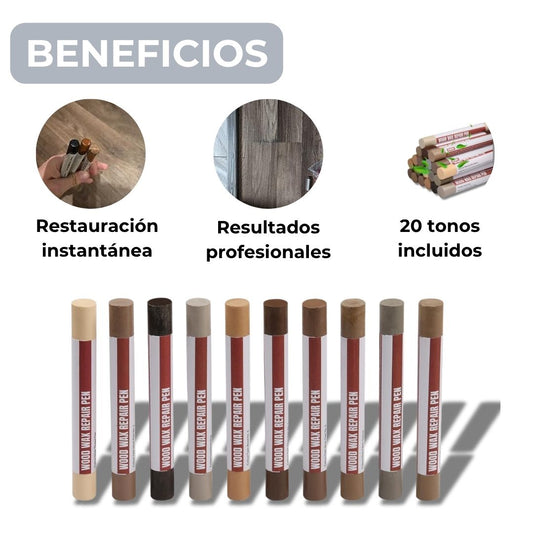 Ceras reparadoras de madera - oferta 50%