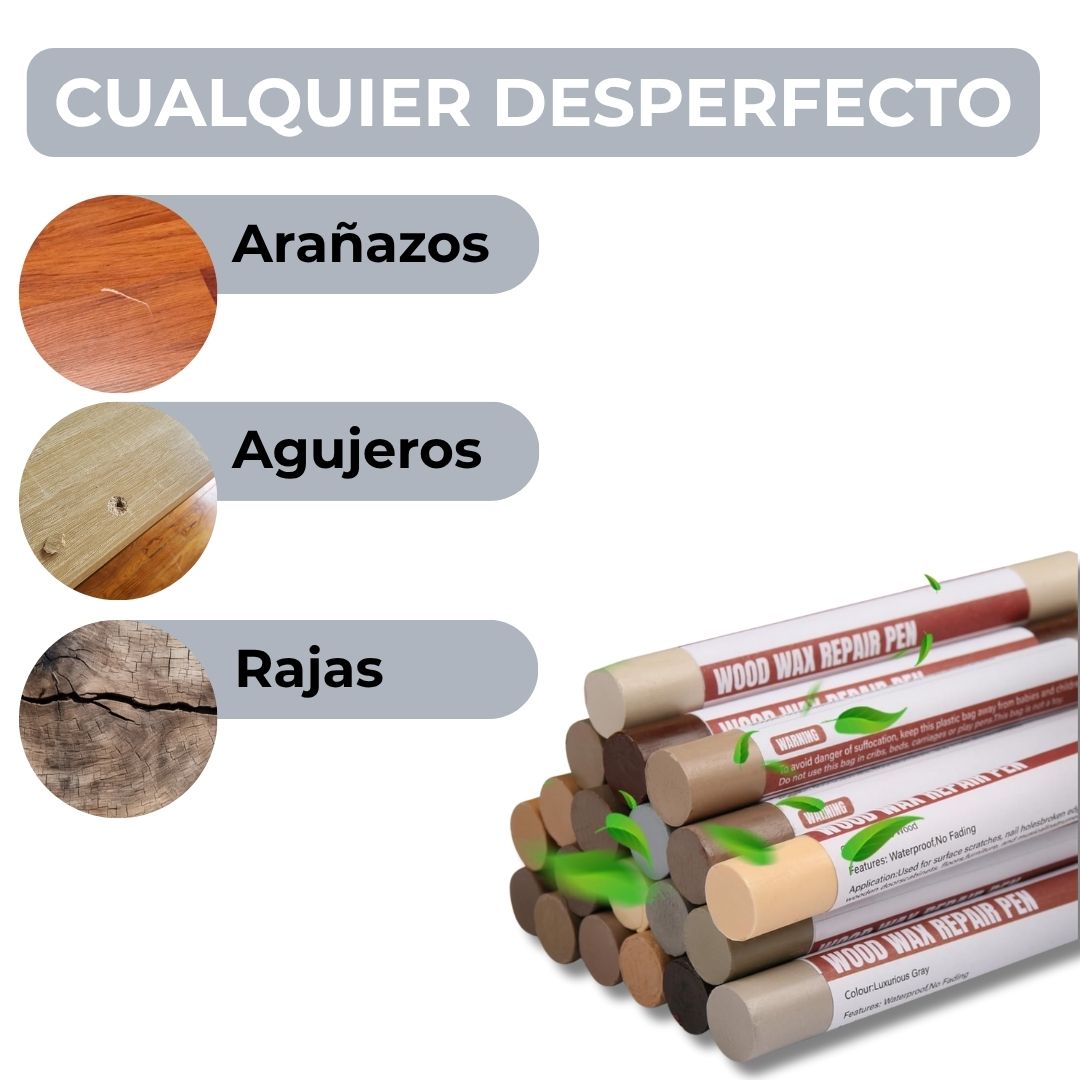 Ceras reparadoras de madera - oferta 50%