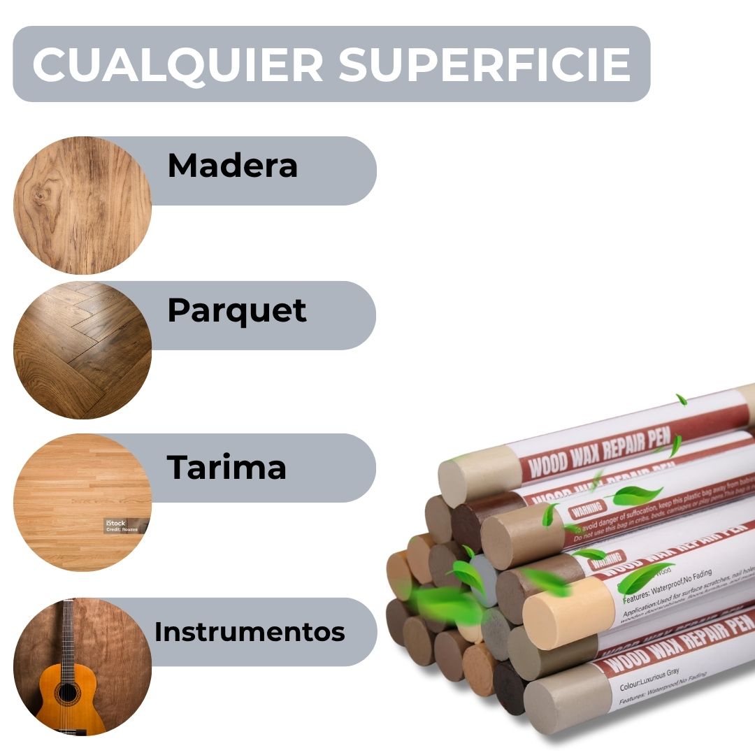 Ceras reparadoras de madera - oferta 50%